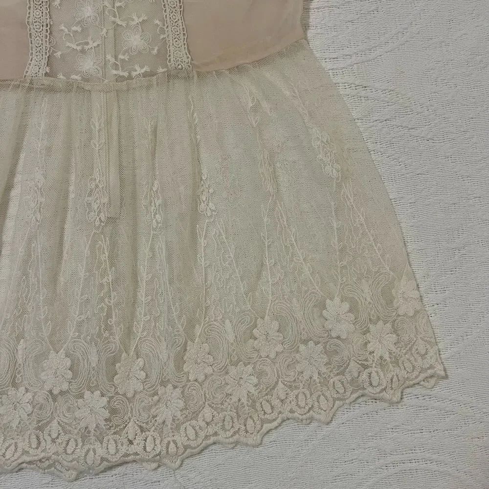Altar’d State Sheer Lace Flowy Top - Picture 4 of 5